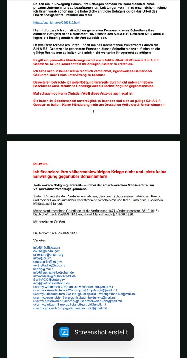 Der Mirko hat eine Vorlage für das Amtsgericht geschrieben, schneller kann man in die Reichsbürger Datenbank nicht kommen 🤷🏼‍♂️