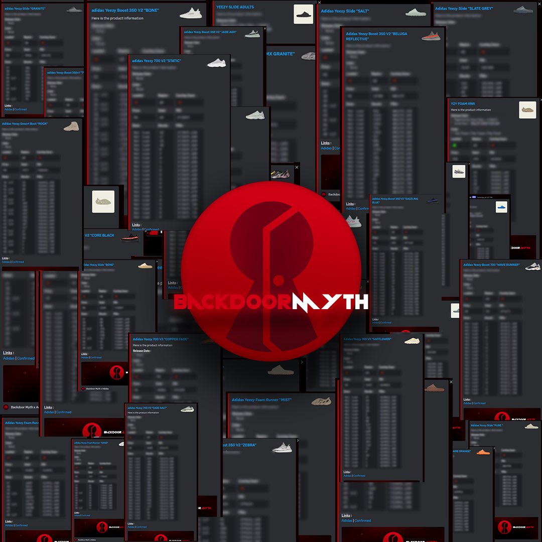 BackdoorMyth's tweet image. Early detailed stock for all pairs dropping in the June Yeezy restock is available to all our members.

Join our waitlist in bio.