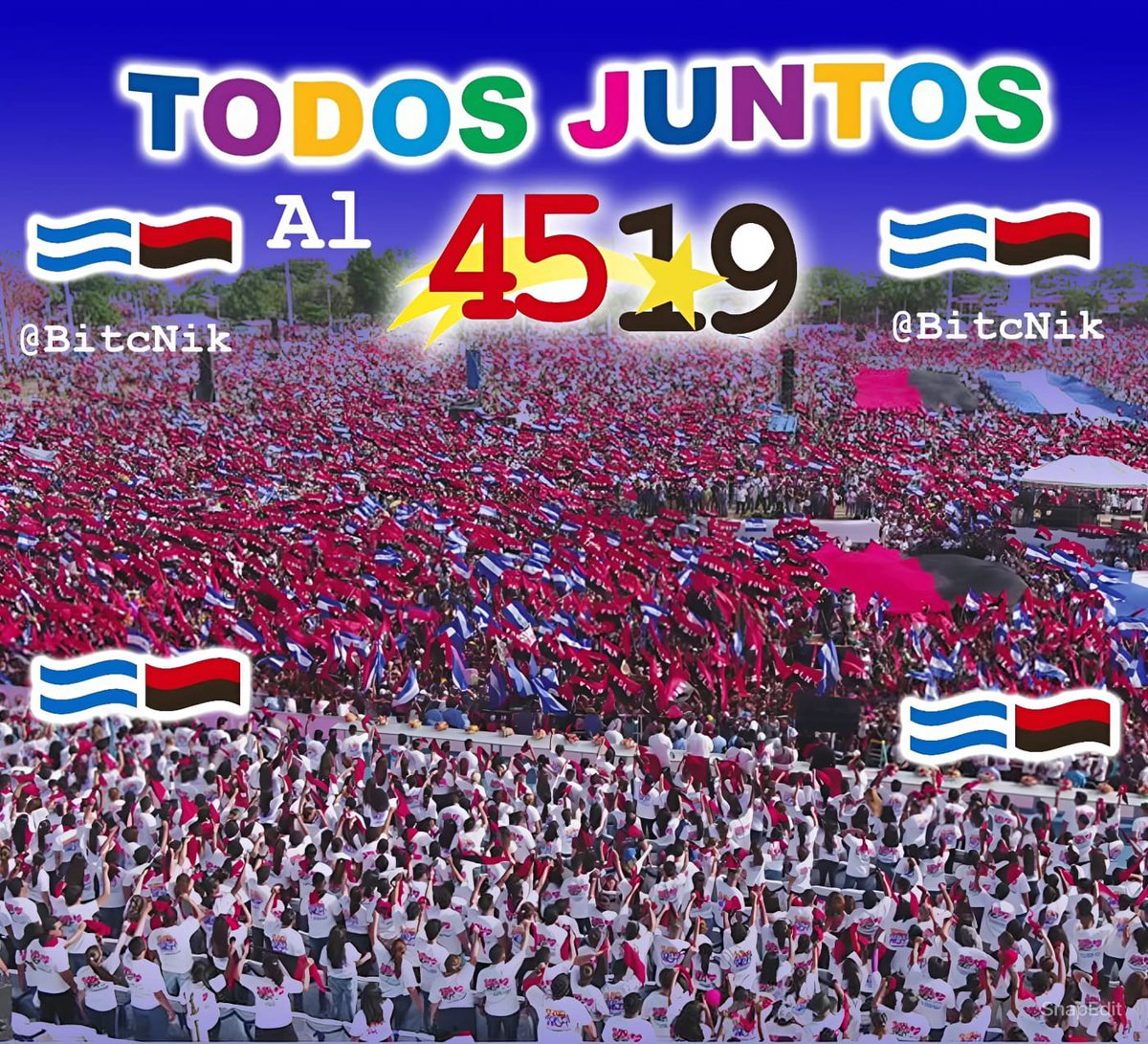 🇳🇮❤🖤 #Nicaragua #TodosJuntosAl4519 #SoberaníaYDignidadNacional Siempre Más Allá... #TropaSandinista