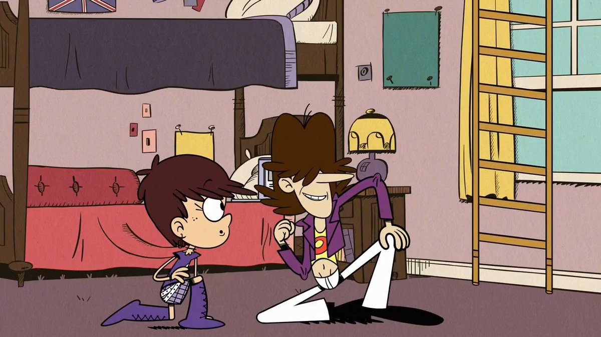 LunaLoud_'s tweet photo. Luna Loud and Mick Swagger in Luan and Luna's Room.
Ceiling breaks open on the Luan and Luna's Room at Loud House and Mick's Rope Ladder from Helicopter,
Mick holds Luna's Hand and riding the Rope Ladder from Helicopter, away!
#LunaLoud #MickSwagger #Season1 #Scene #TheLoudHouse https://t.co/0MeV2SxLaG