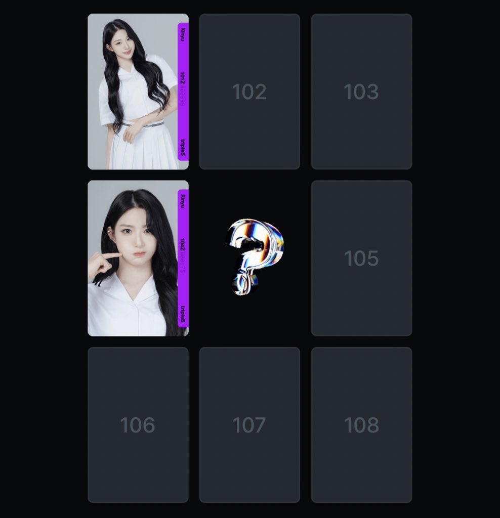 to celebrate tripleS girls never die era i want to do a giveaway for my dupe hayeon d304a music album objekt! 💖🫶🏻

•follow, like & rt
•comment your id & triplesS bias(es)

(for 100 extra entries, feel free to send me any objekt from my xinyu grid!)

ends: june 2nd 6pm bst