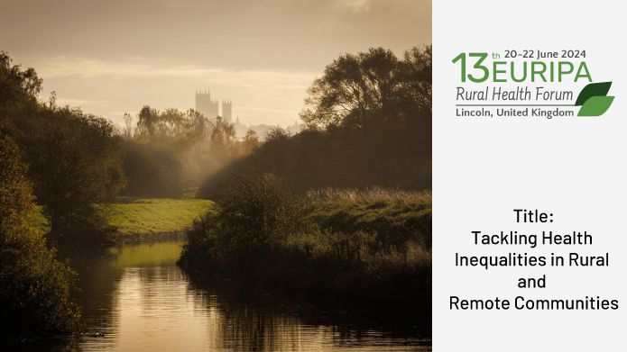 'Excited for the EURIPA 13th Rural Health Forum in Lincoln, England, June 20-22! Delegates will pledge for planetary health, making small changes with big impact. Let's build a healthier planet together! 🌍 #PlanetaryHealth #RuralHealth #EURIPAForum pnc.ee/Edw5Zza'