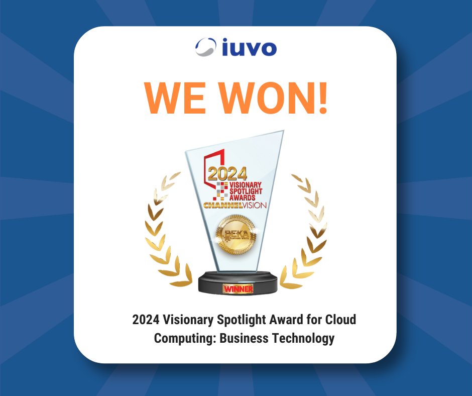 We are thrilled to announce that iuvo has received a #2024VisionarySpotlightAward for Cloud Computing (Business Technology) for our innovative solution, iuvo Guardian! 🏆 hubs.ly/Q02xKqQ10
#CloudComputing #Innovation #ITconsulting #ITsolutions