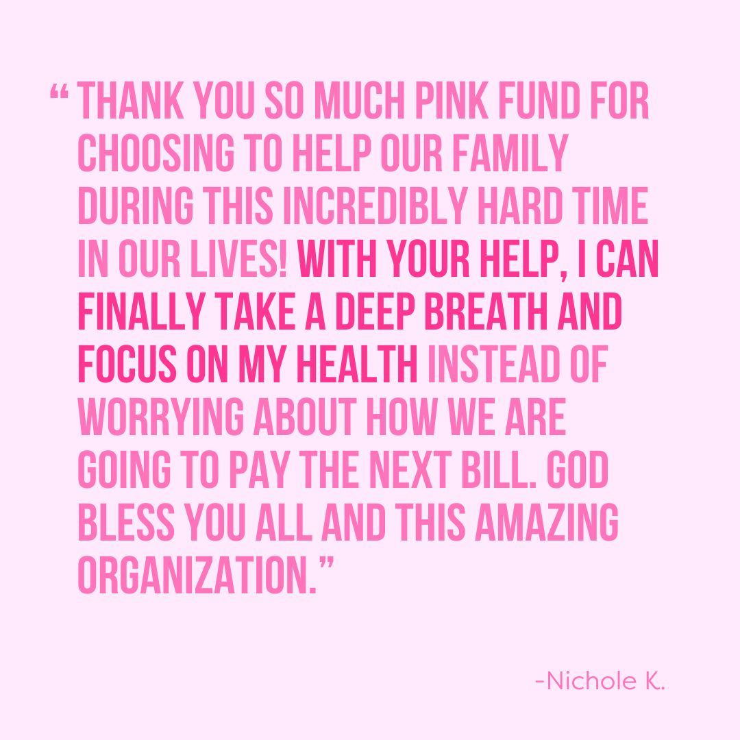 ThePinkFund's tweet image. This is what it's all about. We're here to provide one less worry for breast cancer survivors so that they can make their health and treatments a priority. 

Thank you to our donors and supporters who make this work possible!

#realhelpnow #breastcancersupport