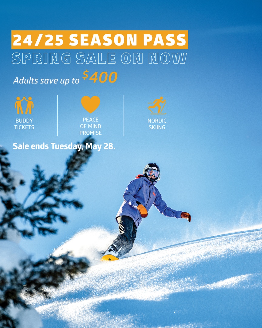 The only thing better than the promise of a winter of corduroy carving and powder hunting? Getting it at the best price!  Our 2024/25 Season Pass Spring Sale ends tonight! Get yours before time runs out and the prices go up at panoramaresort.com/season-pass