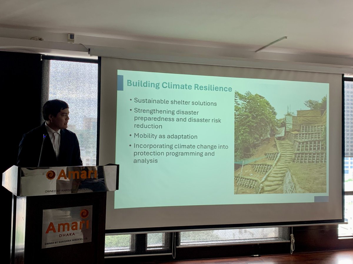 We've just launched of a new report on the 'Impact of #ClimateChange on #Displacement Dynamics of #Rohingya Refugees', developed with @Mixed_Migration  as part of the @ECHO_Asia funded 'Protecting Refugees in Asia Project' (PRiA): shorturl.at/oWFfo