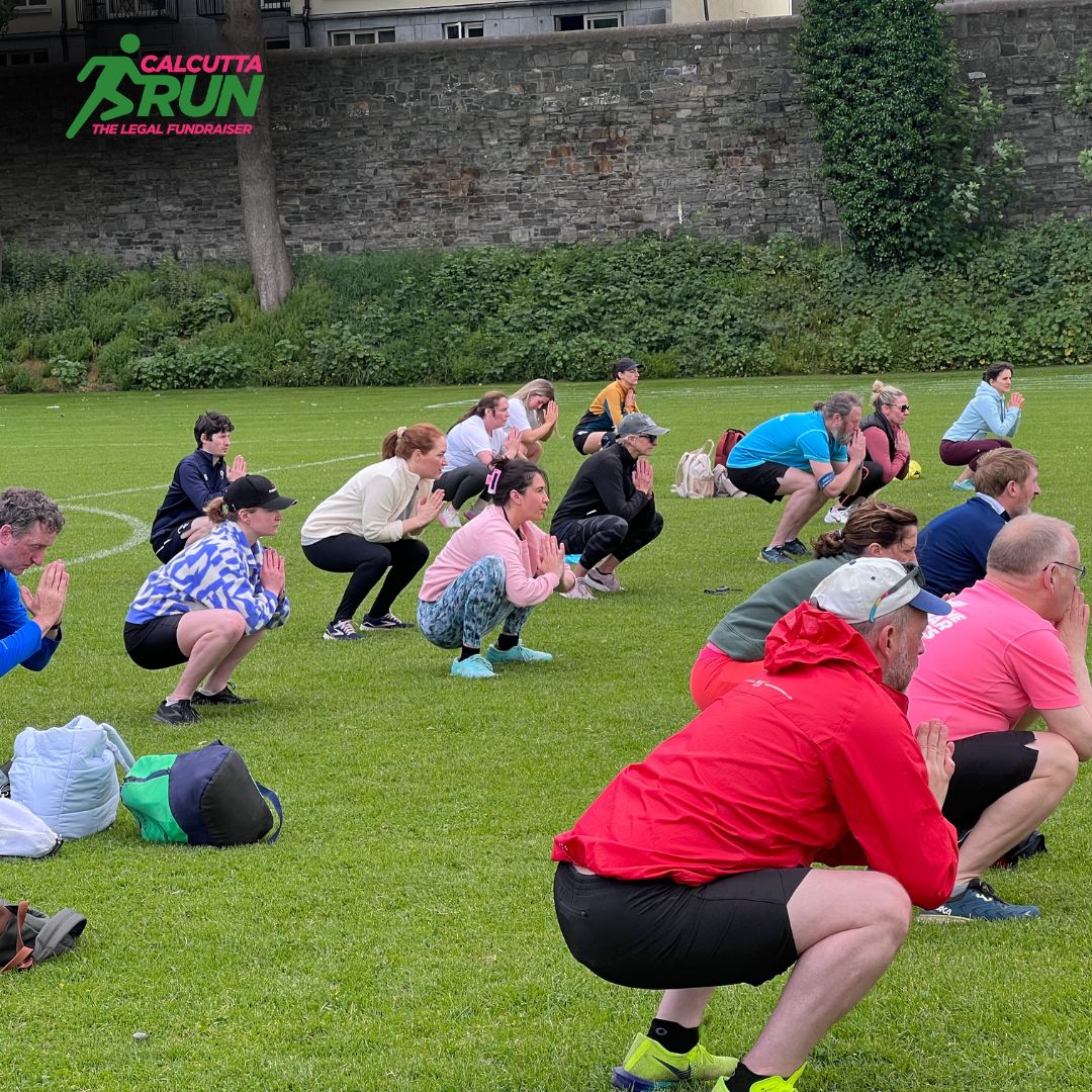 CalcuttaRun's tweet image. Thank you to our yoga teacher Mary Duffy for a gentle warm-up session before the main Calcutta Run event on Saturday &amp;amp; to Adam Dehaty who did the mental cool-down post run. A big shout out to the Law Society Psychological Services for their support.

#RunForACause #CalcuttaRun24