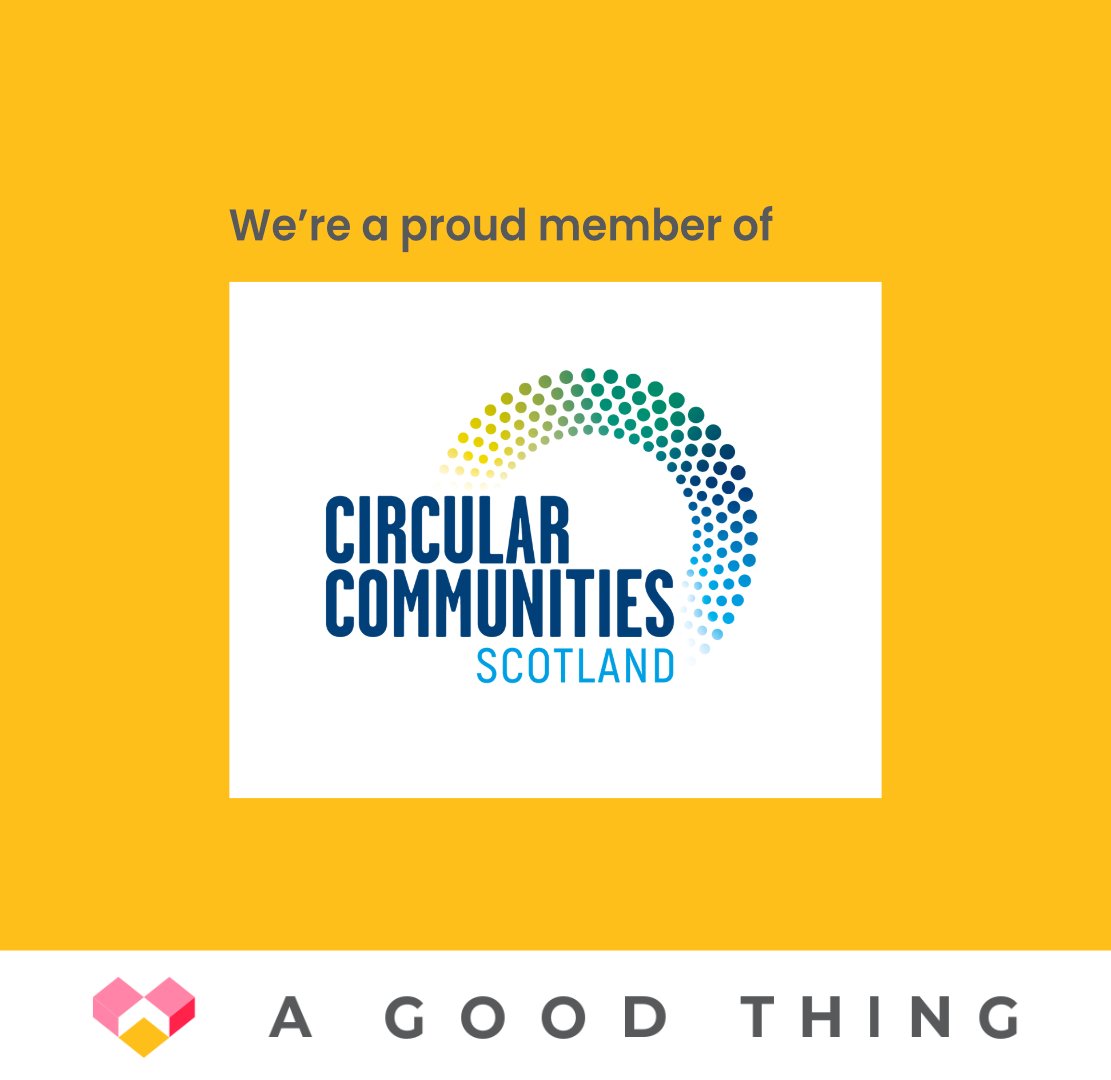 We are delighted to share the news that we've been accepted as a member of @circularcomscot💚 🌻 If you're a business based in Scotland, why not check out our current list of #charityneeds: agoodthing.org.uk/blog/tag/Scotl… #circulareconomy #sharingeconomy #scotland #charityneed