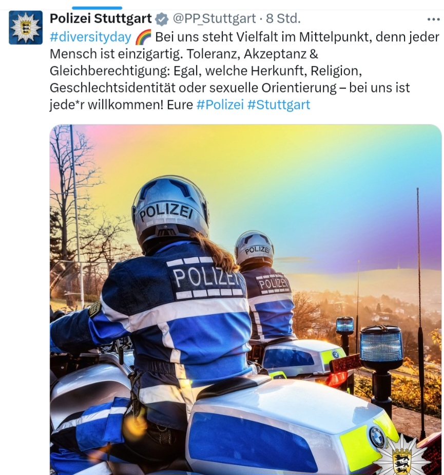 Schön, dass sich wenigstens das #Polizeiproblem seinen Humor bewahrt hat.
#Rassismus #RacialProfiling #Willkuer #StrukturellesProblem #Chats #Rechtsextremismus