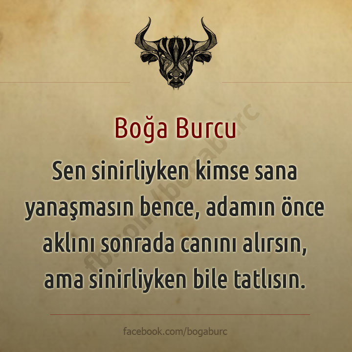 #BoğaBurcu