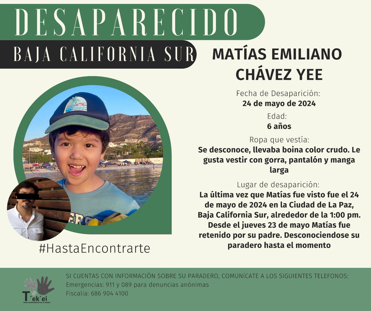 <a href="/uamcuajimalpa/">UAM Cuajimalpa</a> <a href="/lauammx/">UAM</a> ayuda para que Edgar Chávez coordinador diplomado de desaparición forzada tiene retenido a su hijo Matías #NoViolenciaVicaria #nomasagresoresenlauam compartan ficha de búsqueda