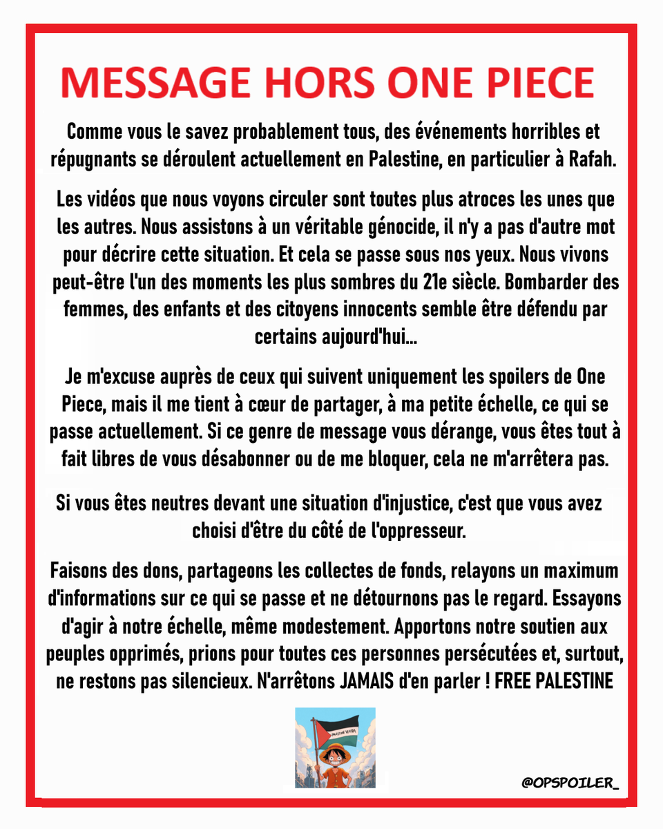 OPspoiler_'s tweet photo. #ONEPIECE1116 

🚨 LES PREMIERS SPOILS SONT DISPO ! https://t.co/XAW6hkfw7o