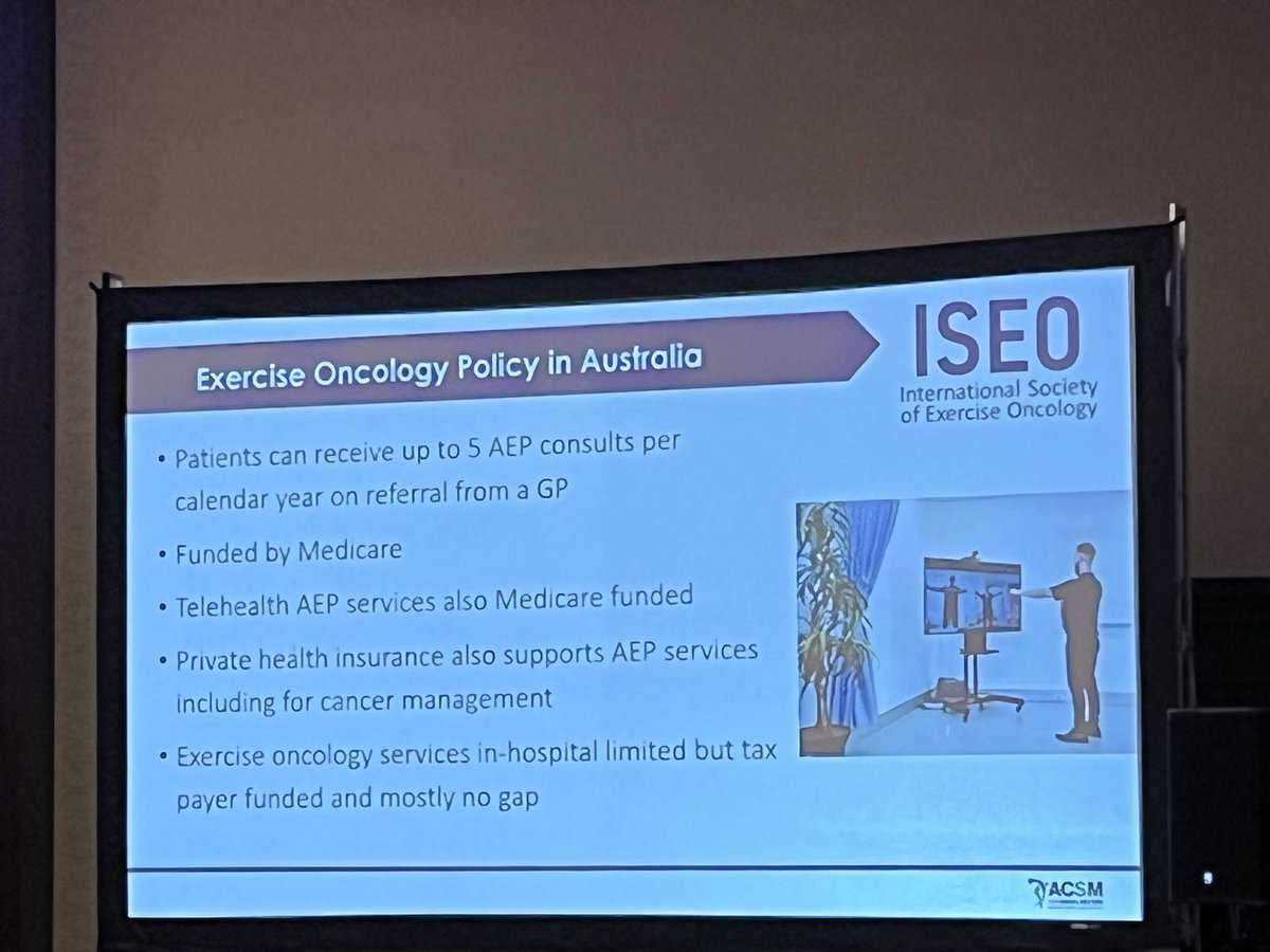 Newton - Impressive Example of Accredited Exercise Physiologists (AEP) & coverage is Australia to provide cancer exercise services. #ISEO