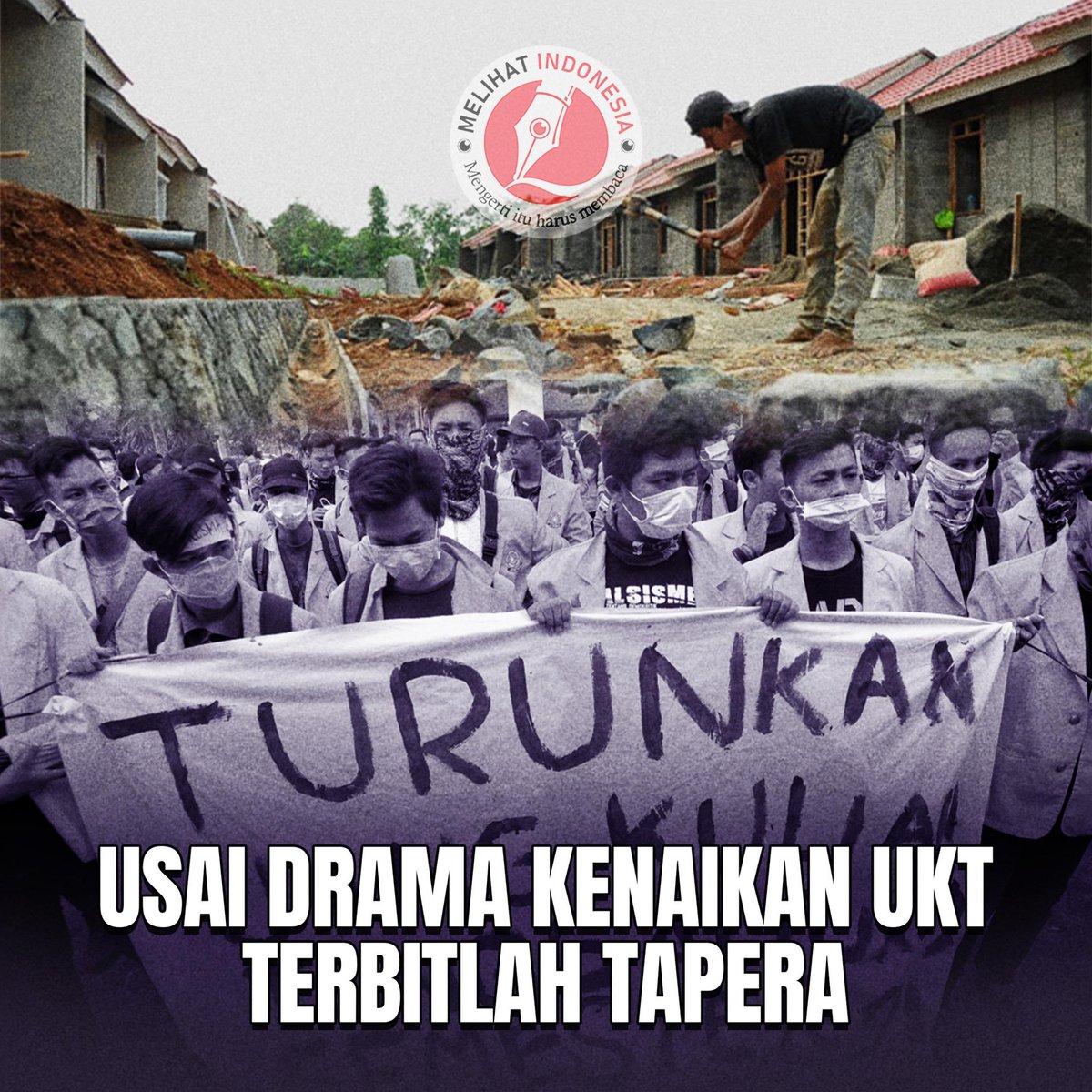 𝐔𝐬𝐚𝐢 𝐃𝐫𝐚𝐦𝐚 𝐊𝐞𝐧𝐚𝐢𝐤𝐚𝐧 𝐔𝐊𝐓, 𝐓𝐞𝐫𝐛𝐢𝐭𝐥𝐚𝐡 𝐓𝐚𝐩𝐞𝐫𝐚 Selaku Menteri Pendidikan, Kebudayaan, Riset dan Teknologi (Mendikbud Ristek) Nadiem Makarim telah mengumumkan pembatalan kenaikan UKT, pasca dipanggil oleh Presiden Jokowi. Siaran tersebut menjadi