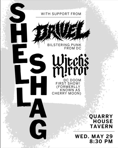 Matt_D_Cohen's tweet photo. DC friends! my new band Witch's Mirror (ft. members of Cryptid Summer, Out Sick!, Pilau) plays our first show at Quarry House tomorrow w/ @shellshag and Drivel. 8:30pm, get yr tix here: https://t.co/6QRWXf5bZx https://t.co/IDebi6K556