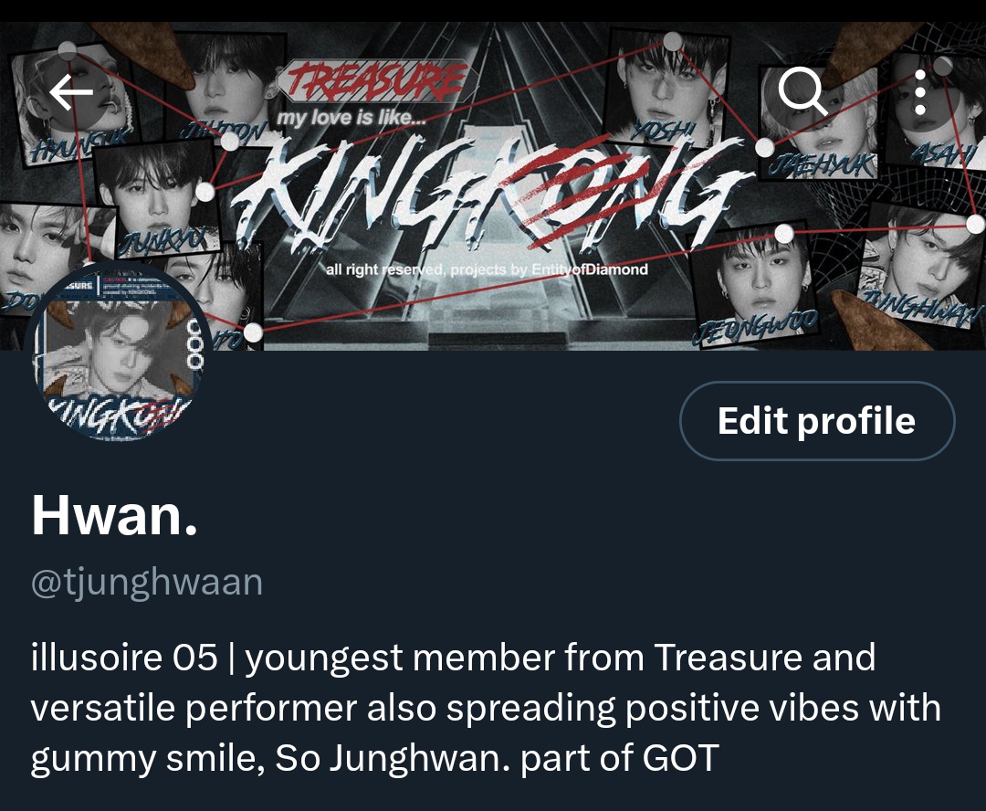 tjunghwaan's tweet photo. @EntityOfDiamond Finally the long-awaited comeback song arrived, congratulations! It's certainly a happy month for us Treasure rp's and Treasure Makers. Please support Treasure always! 

KING KONG IS HERE
#KINGKONG_RELEASE_DDAY
#TREASURE_KINGKONG
@treasuremembers https://t.co/bAIIx9DxN8