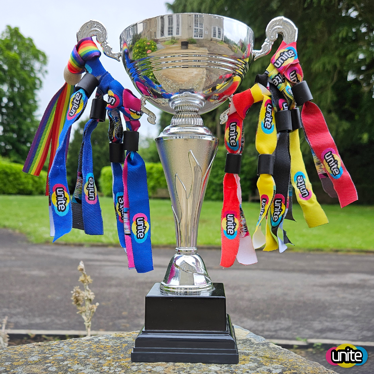 Adding a touch more red to the Unite trophy 🏆❤️ #unitebb #boysbrigade