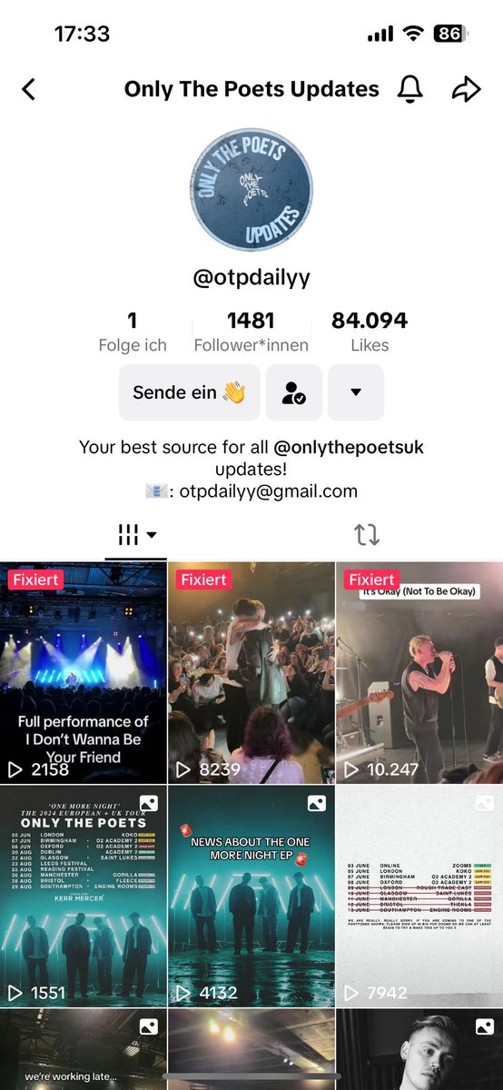 Ella_mhr's tweet photo. @otpdailyy @onlythepoetsuk I‘m most excited for its okay (not to be okay). Hearing this song live on tour was so beautiful. Now I can’t wait to hear it again. https://t.co/dIbj1AmTc9