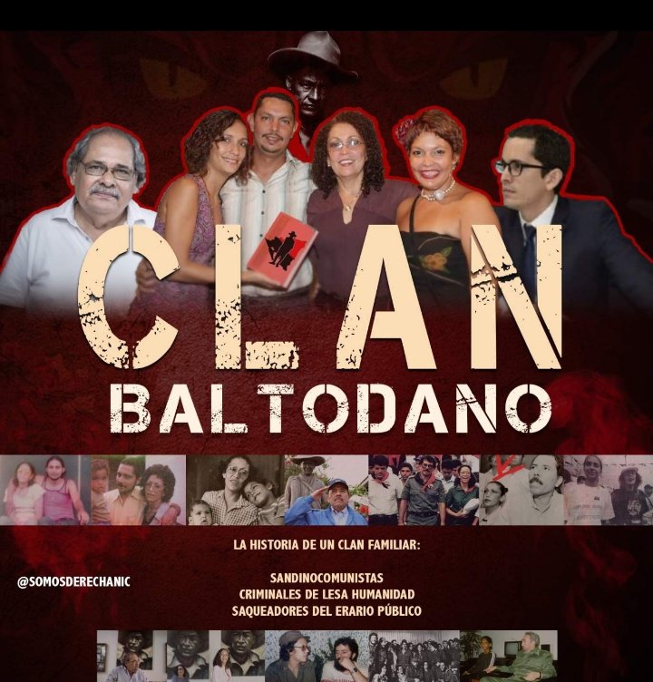 El Clan Baltodano.
TAREAS DEL TIEMPO. Todo lo abajo escrito puede corroborarlo en la Biblioteca Enrique Bolaños.

Respecto a la naturaleza misma del sandinismo y sus costumbres del robo a mano armada llamado «justicia social» para sus aliados comunistas. Presentamos evidencia