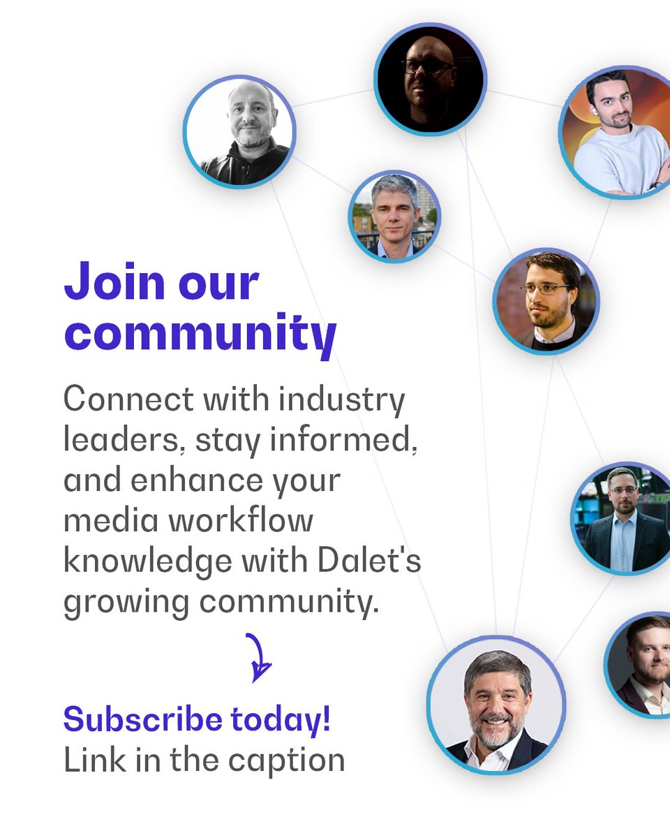 DaletTechnology's tweet photo. 🔓Introducing Unlocked by Dalet. 

Our brand-new newsletter will bring all of our best media workflow content, insights, and updates straight to your inbox.
 
This month : cloud-based MAM, how to increase your content's ROI, and much more! 

Subscribe now: https://t.co/6lUC6MRGAz https://t.co/cKqMeabPH9