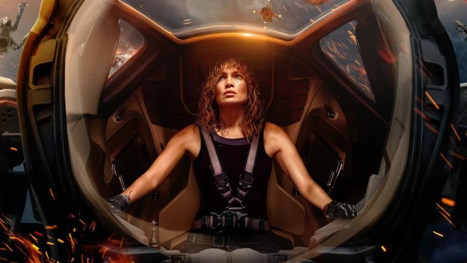 Well... #Atlas... 

What a mess. Y'all know I love JLO but she's in a cockpit engaged in what feels like a testy marriage fueled back and forth with an AI. While the themes of trust and support can be relatable, the messy CGI, bad pacing, and odd plot make this one to skip.