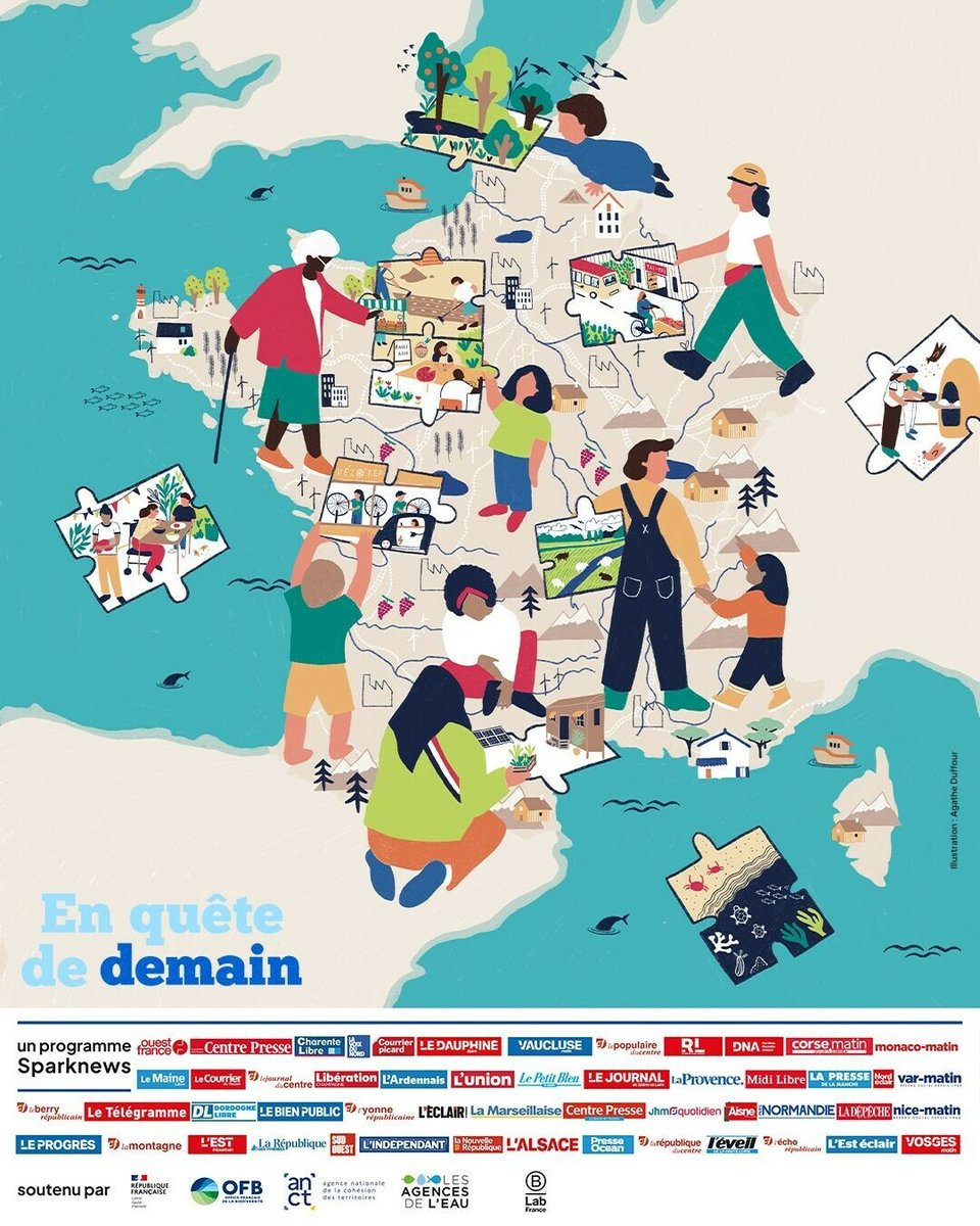 Var_Matin's tweet photo. 📰 Tous en kiosque le 5 juin pour acheter #nicematin #varmatin #monacomatin

À l'intérieur, un supplément de 16 pages offert  : En quête de demain spécial « Habiter demain nos territoires ».

#enquetededemain #impactpositif #journalismedesolution #territoires https://t.co/CRWAZxrOci