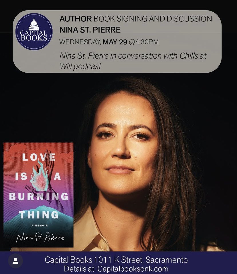 Hope to see you there, Sactown! @CapitalBooksOnK @ninastpierre @DuttonBooks @Maureenow