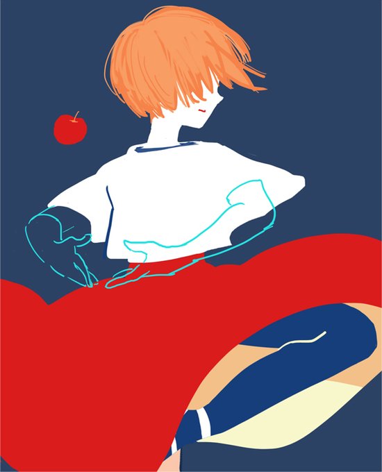 「orange hair pants」 illustration images(Latest)