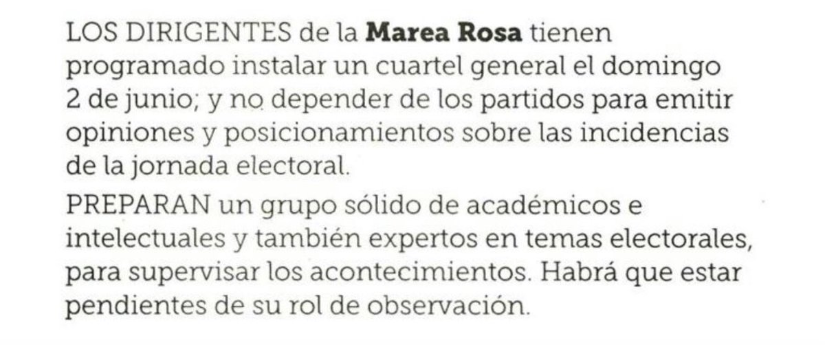 #TemploMayor
1– Augusto le urge que lo de las elecciones acabe, no vaya salir embarrado ante las porquerías que el mismo aplaudió.
2- @CitlaHM tendrá que tragarse todos los ataques a la compañera de lucha @AlejandraDMV  ¡que difícil ser Chairo!
3- #MareaRosa cuidará la elección