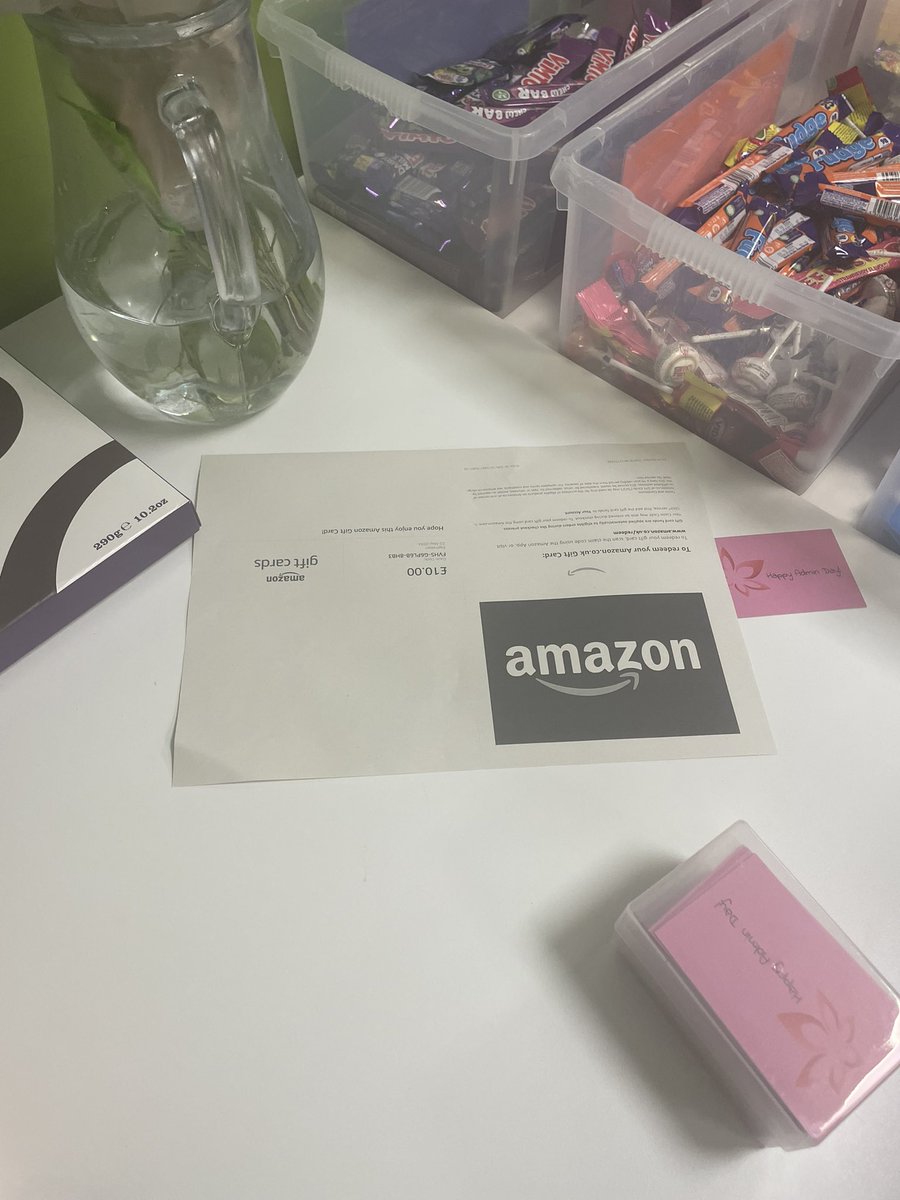 Appreciating our CBU3 admin today! Well deserved treats and prizes!