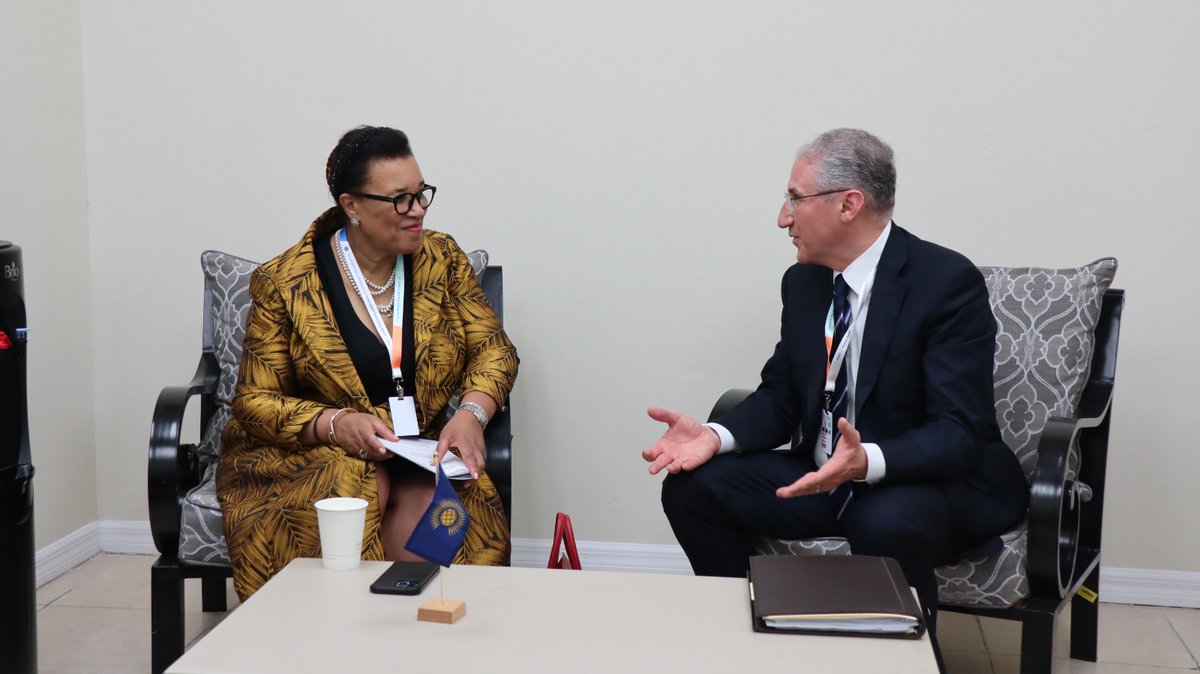 Vital to hear from Commonwealth small island states and @PScotlandCSG  <a href="/commonwealthsec/">The Commonwealth</a> at #SIDS4. #COP29 is firmly committed to small island states being central to climate discussions ahead of #COP29.