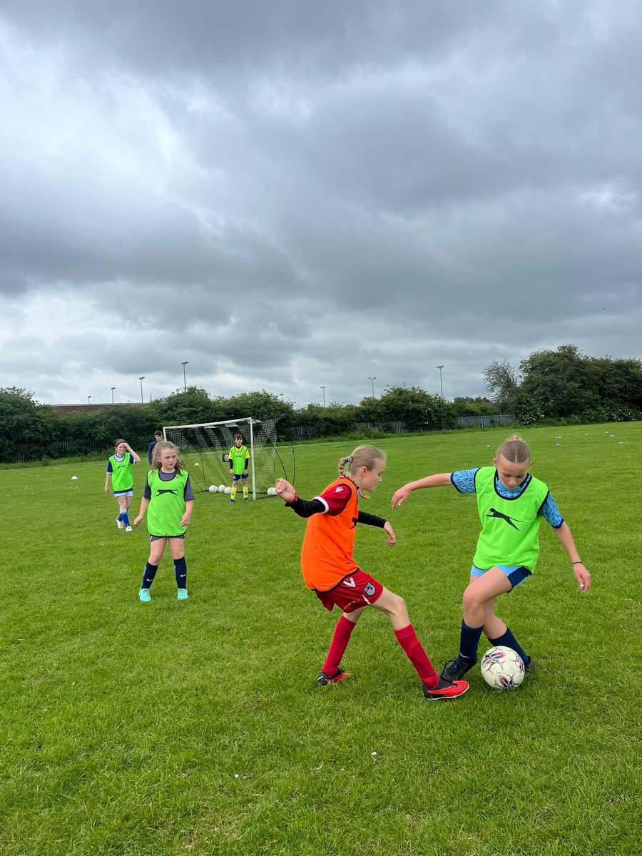 𝗛𝗮𝗹𝗳-𝘁𝗲𝗿𝗺 𝘀𝗻𝗮𝗽𝘀 ~ 𝗗𝗮𝘆 𝟭 📸 A round-up of photos from our first day of our half-term football camps, including our girls only course in action ⚽️ #GTF | #GTFoundation