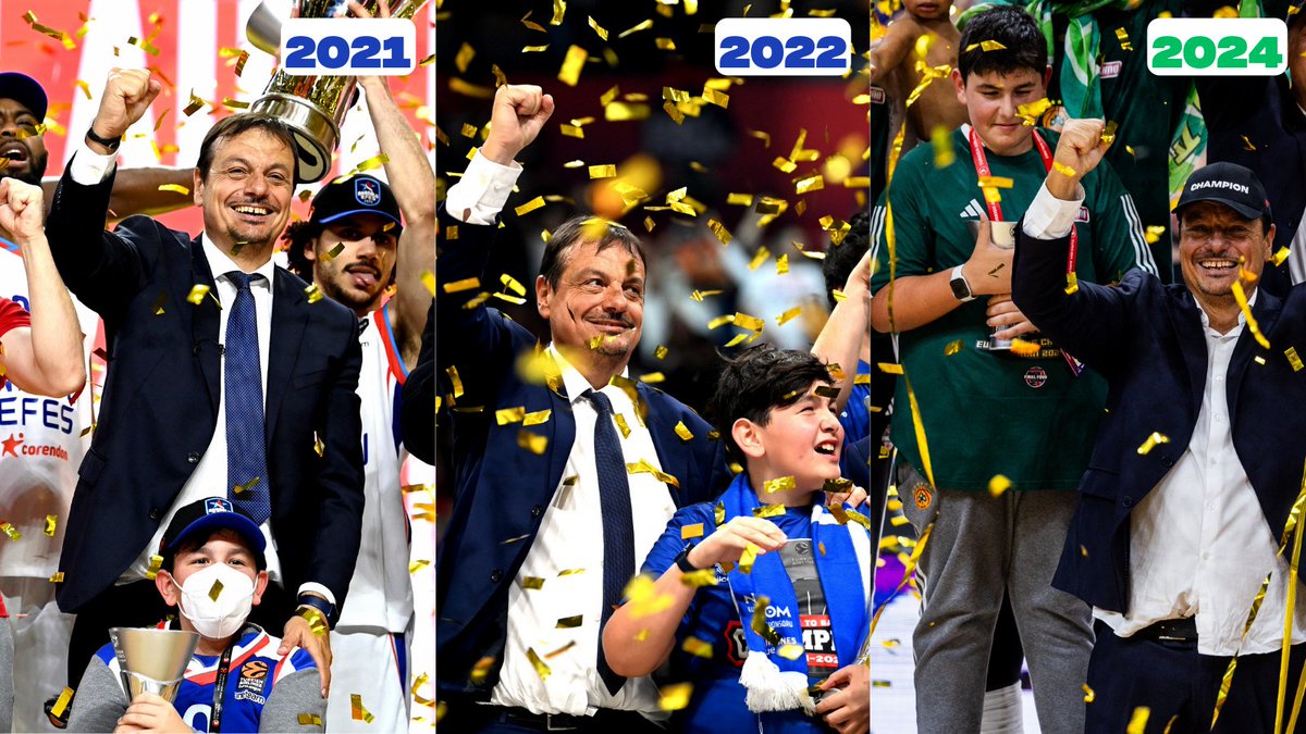 2021 🏆 2022 🏆 2024 🏆  

Ergin Ataman & Sarp Ataman 🥹