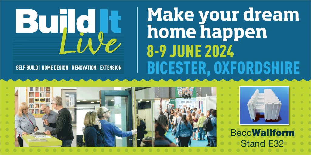 Hot on the heels of the Festival of Sustainable Homes is Build It Live at the Bicester Heritage Centre. This annual exhibition is always a busy one, so grab your free tickets now and see us there on Stand E32 - becowallform.co.uk/build-it-live-…