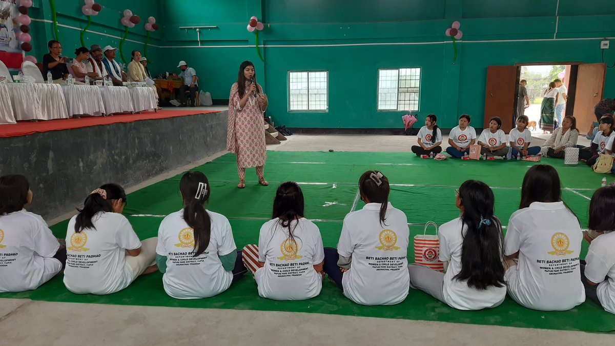 DistrictICC's tweet photo. A self defence training cum awareness programme under Beti Bachao Beti Padhao was inaugurated today by DC Capital Itanagar Smti Shweta Nagarkoti Mehta IAS at Community Hall Chimpu in the presence of a host of officers and others. https://t.co/BpTHgMJrYD