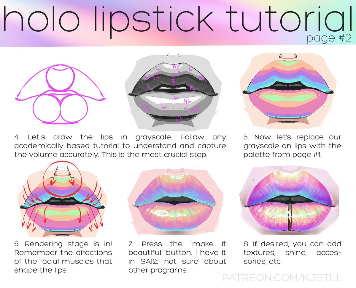 HOLO LIPSTICK TUTORIAL IS HERE!! optional: If you used this tutorial, please tag me — I’d love to see how it turned out! if you have any questions, feel free to ask in the comments =3