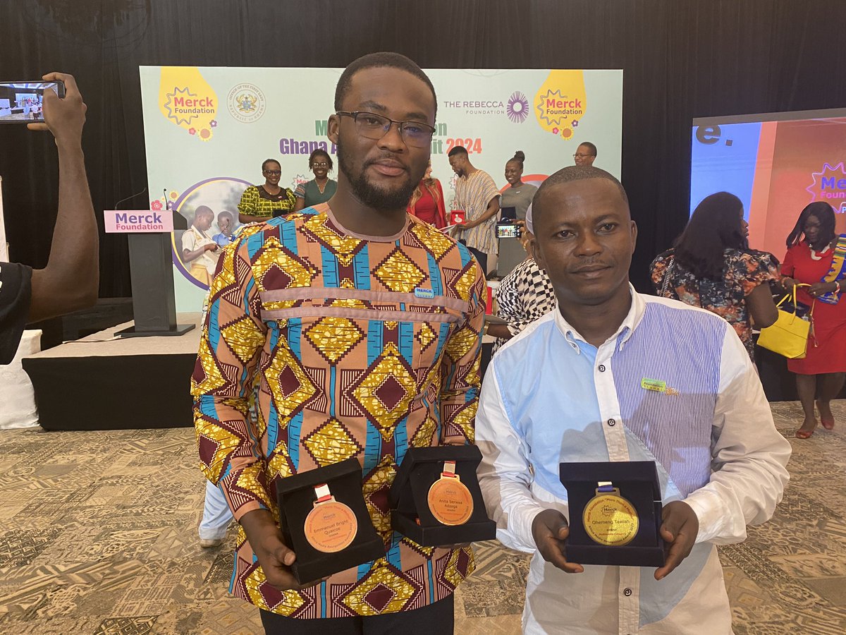 Akwesi_Paa_Bryt's tweet photo. Good God! In these past few days I have been blessed to receive recognition for my works. 

I was the bronze winner for the 2022 Merck Foundation Africa Media Awards. 

Today, I celebrate another feat. Best reporter (Television Category) in Inclusive and Anti-Conflict Journalism https://t.co/06QQlO6k4v