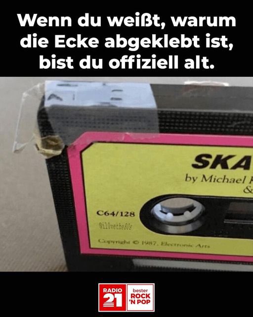 Wirklich alt bist Du erst dann, wenn Dir Musikkassetten futuristisch erscheinen und bei Dir zuhause noch ein Grammophon steht! 🏋️‍♀️💪😂😂