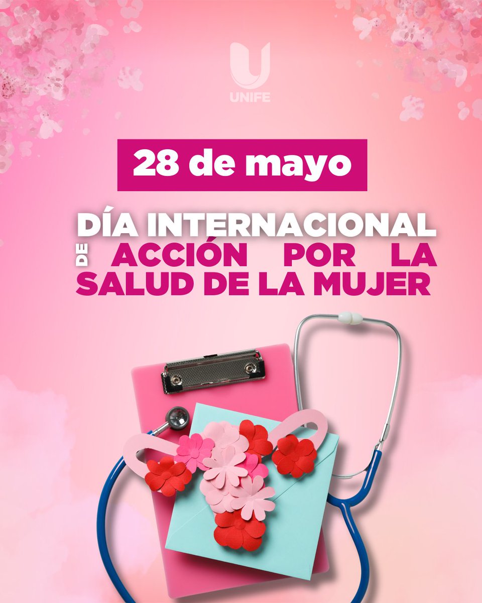 UnifeMx's tweet image. Hoy se celebra el Día Internacional de Acción por la Salud de la Mujer para reafirmar el derecho a la salud como derecho humano de las mujeres que debe garantizarse sin ninguna restricción o exclusión a lo largo de todo su ciclo de vida.🌸

#DíadeAcciónPorLaSaluddelaMujer #unife