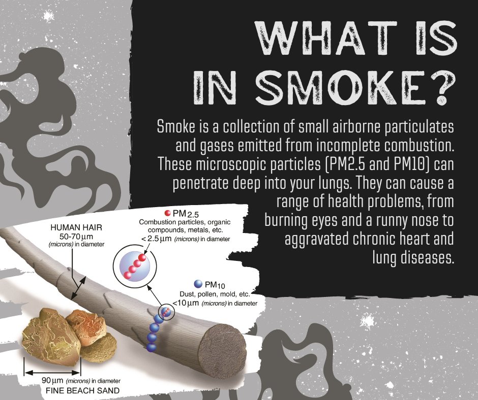It's #WildfireAwarenessMonth!

Even people in good health can have issues during wildfire smoke events because #WildfireSmokeIsNoJoke! 

If smoke triggers health problems, contact a local health provider!

Check NWCAA's website for info and resources: bit.ly/2XolMTN