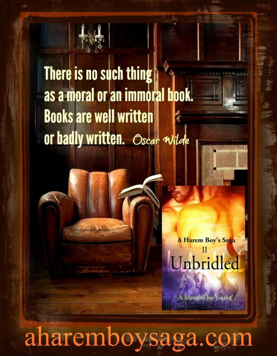 If I do nothing else today I will be reading UNBRIDLED myBook.to/UNBRIDLED UNBRIDLED is the sequel to an autobiography of a young man's enlightening coming-of-age secret education in a male harem known only to a few. #AuthorUproar #BookBoost