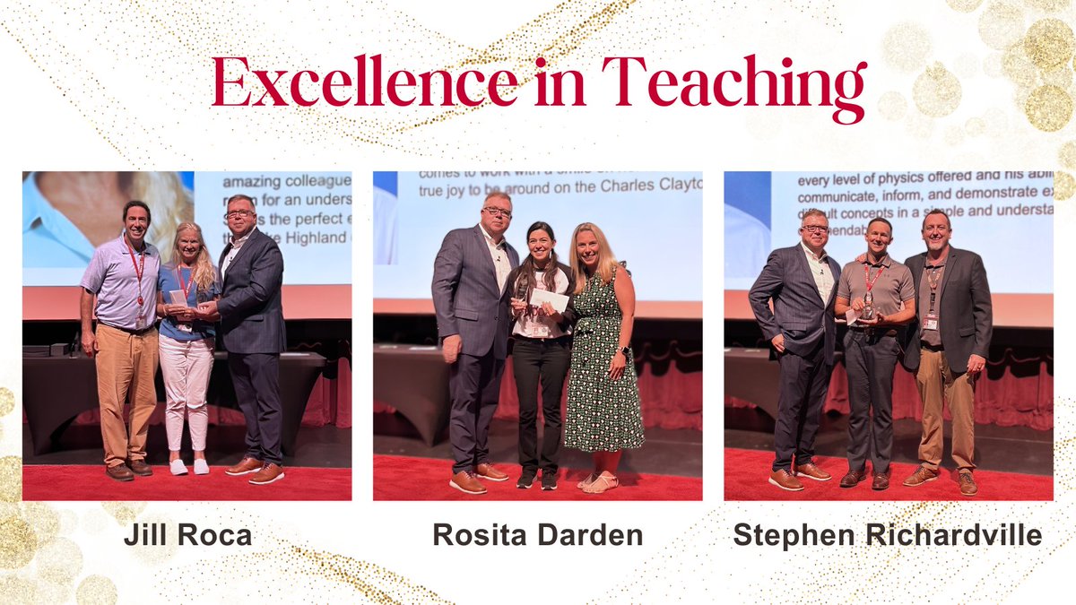 lhpsnews's tweet photo. Congrats to this year's President's Award recipients:
⭐Julissa Auclair &amp; Alex Murillo Zelaya for Excellence in Service
⭐Jill Roca, Rosita Darden &amp; Stephen Richardville for Excellence in Teaching
⭐Al Honor for Excellence in Coaching

#LHP #LakeHighlandPrep #HighlanderHighlights https://t.co/j3riifbowr