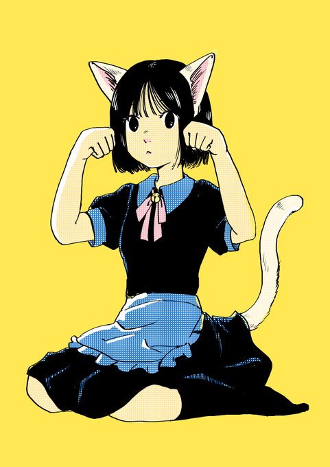 「maid apron ribbon」 illustration images(Latest)