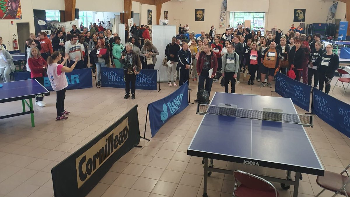 'Du stade vers l'emploi', c'est une journée où recruteurs et candidats se rencontrent autour d'un sport : aujourd'hui à  Clermont, c'était autour du tennis de table. Au programme, matches amicaux, déjeuner puis   #jobdating  @FTravail_HDF #emploi #Bouge30Minutes