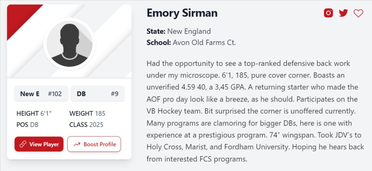 C/O 25 CB @Emory_Sirman58 excited to have him around this summer and watch his growth continue!