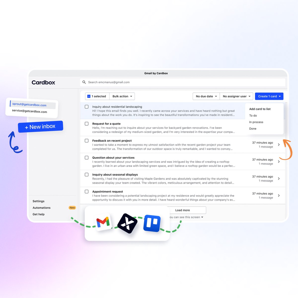 id_interactive's tweet photo. 📷 Our New Case: Revolutionizing Email Management – Introducing Cardbox. 
Find out more about it on our website!
https://t.co/G6f7EgmRiu
#ui #ux #trelllo #design #figma #development https://t.co/y5mYy145Nt