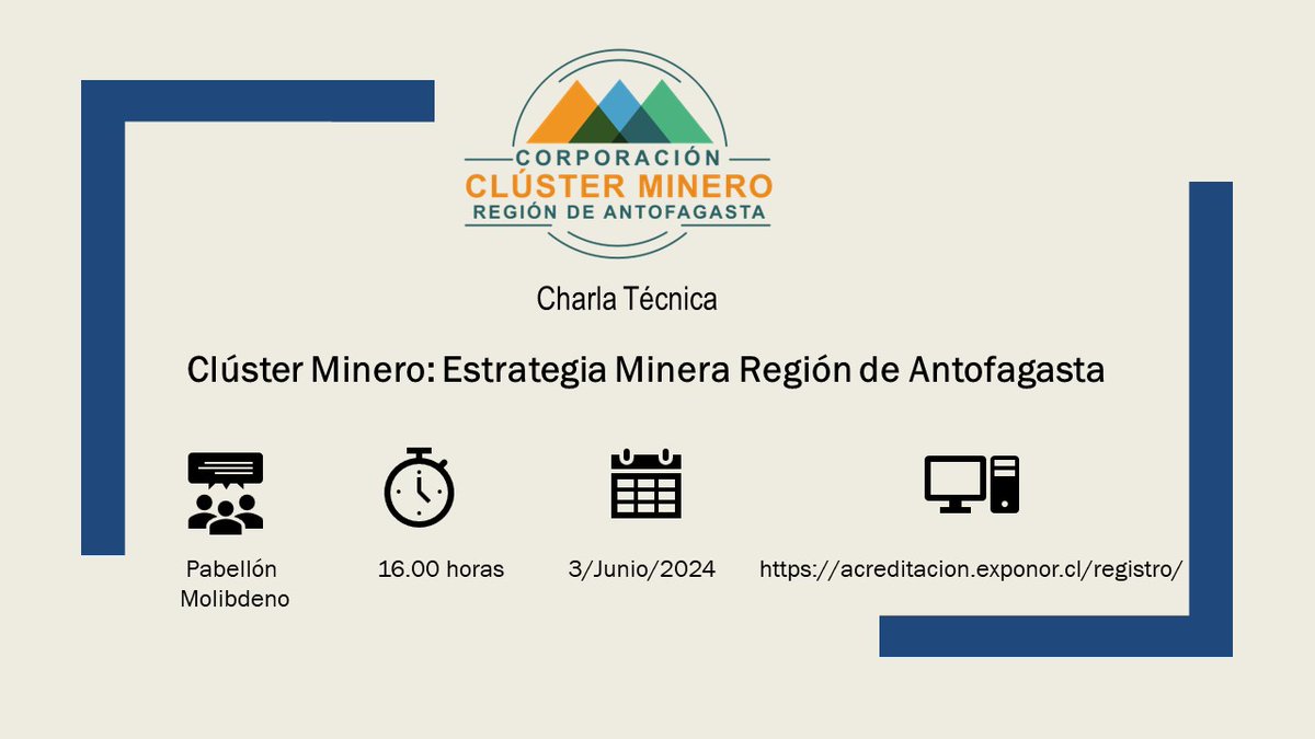Corporación Clúster Minero Región de Antofagasta tweet media