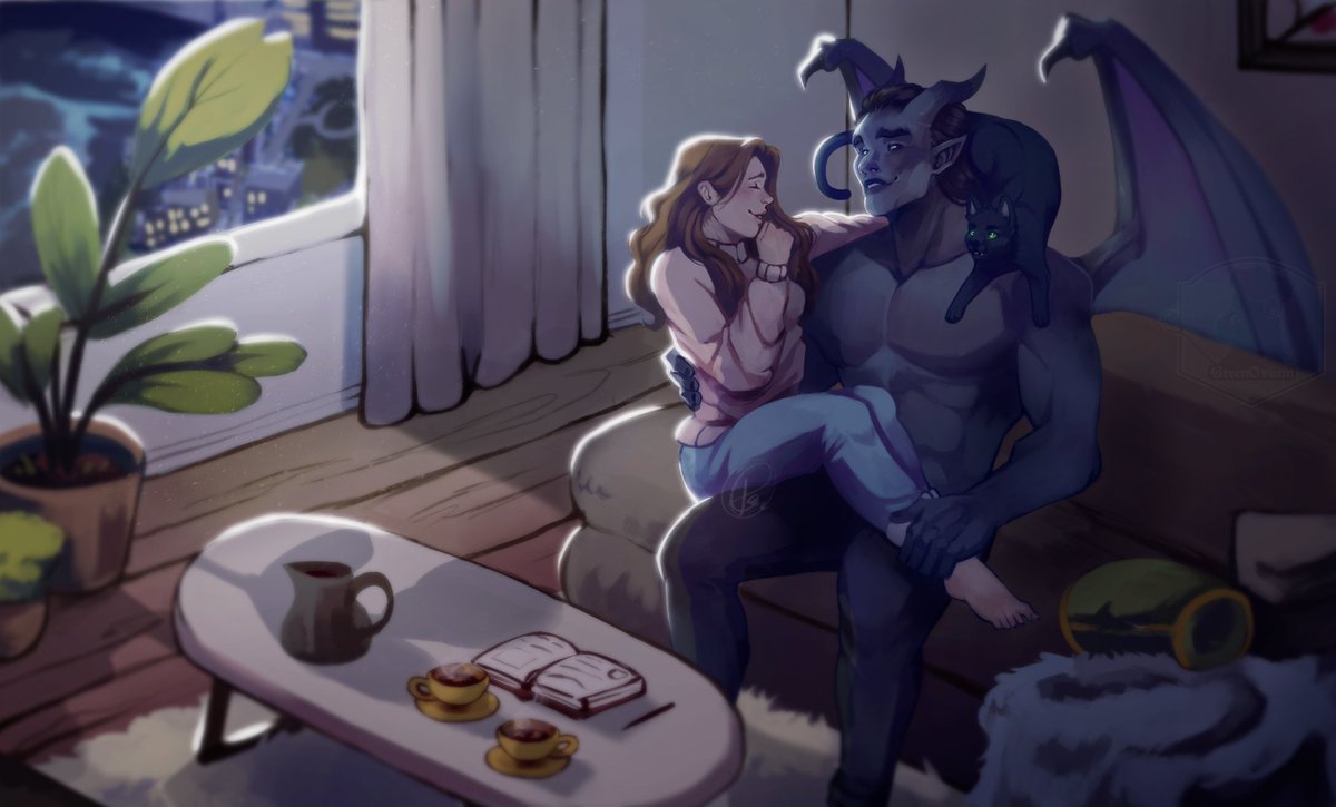 🌙A cozy night🌙

COMM for <a href="/sewendelauthor/">S. E. Wendel✨Romantasy Author✨</a> 

Thank you so much for the opportunity dear, I love to draw your amazing characters!! They are so unique and precious 💛💛💛