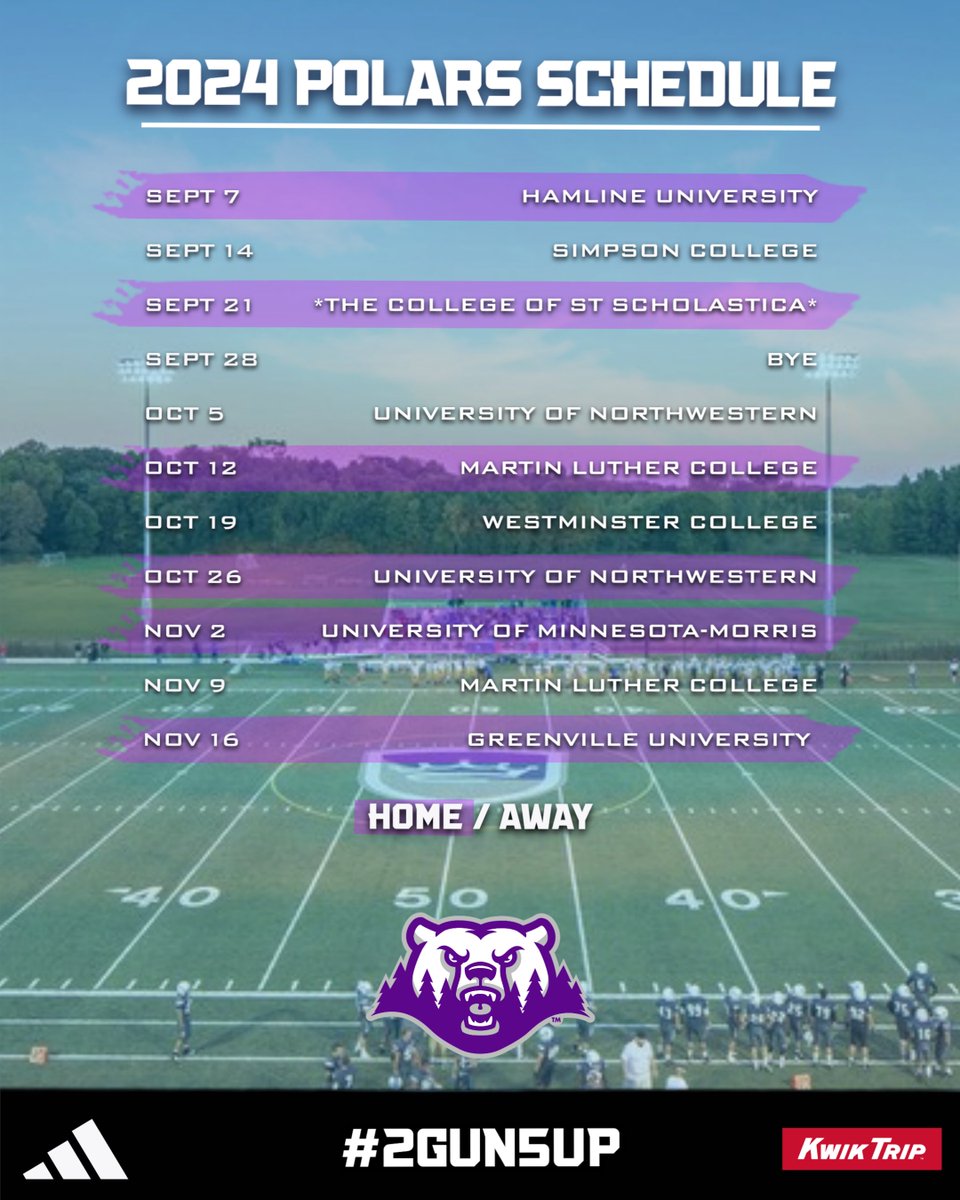 Crown College Football (@crowncollegefb) on Twitter photo 🚨🚨Mark your 🗓️| Come support your Crown Polars for the upcoming 24' season! #CROWNCLIMB🚨🚨 🚨🚨Mark your 🗓️| Come support your Crown Polars for the upcoming 24' season! #CROWNCLIMB🚨🚨