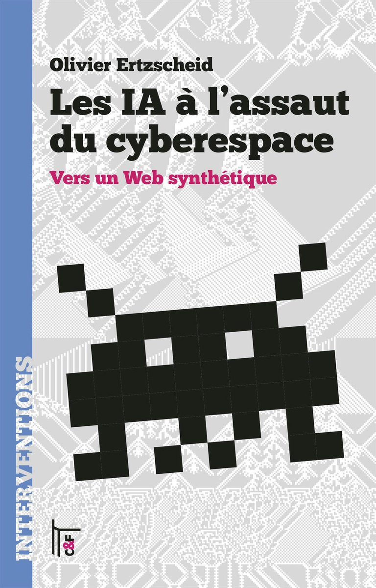 Nouveau livre :-) Les IA à l’assaut du cyberespace. Vers un web synthétique. – chez @Affordanceinfo2 affordance.framasoft.org/2024/05/les-ia…